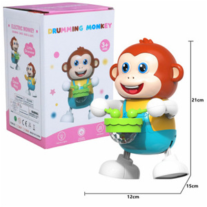 Jouet de singe réaliste électrique rotatif chantant et dansant, jouet de singe électrique pour enfants avec lumière et musique, jouets Montessori pour bébés - Product Image 5