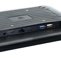 Tablette PC Android 14 IPS 10,1 pouces Portworld avec design rotatif, étanche, commande vocale et Wi-Fi pour la maison intelligente et l'utilisation en extérieur