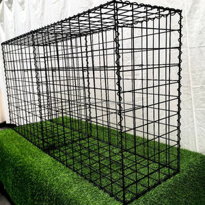 Gabions en treillis métallique galvanisé noir soudé pour mur de soutènement - Product Image 5