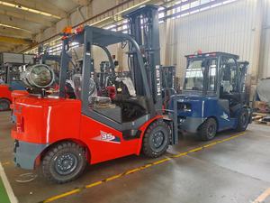 رافعة شوكية تعمل بالغاز HELI 3.5 طن <span class=keywords><strong>LP</strong></span> رافعة شوكية تعمل بالبروبان رافعة شوكية تعمل بالبنزين CPQYD35 مع عرض رائع - Product Image 2