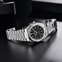 Reloj para Hombre Pagani Design 1673, Reloj de Negocios de Acero Inoxidable, Automático, Mecánico, Resistente al Agua 10 ATM