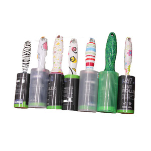 Rouleau anti-poils pour animaux de compagnie, en silicone lavable, avec manche en bois, pour éliminer les poils collants en déplacement - Product Image 4