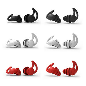 سدادات أذن سيليكون آمنة عالية الدقة للسباحة أثناء النوم والدراسة الحفلات الموسيقية إلغاء الضوضاء حماية السمع سدادات أذن زعانف القرش - Product Image 6