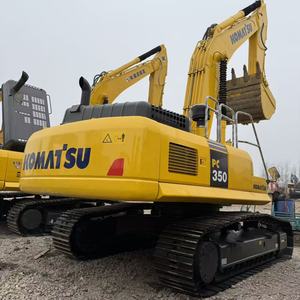 Excavatrice hydraulique Komatsu 350 d'occasion avec moteur et pompe Cummins, export direct pour l'ingénierie, poids opérationnel de 35 tonnes - Product Image 1