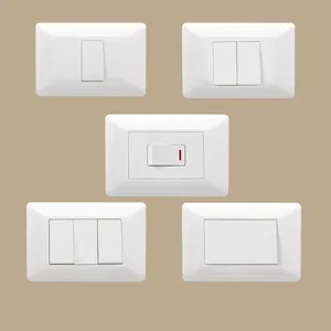 Modern us standard piano electric power socket and wall switches