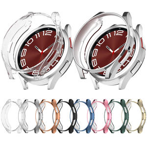 Tschick étui souple en TPU pour <span class=keywords><strong>Samsung</strong></span> Galaxy Watch 6 44 40MM housse de protection d'écran en Silicone Galaxy Watch6 Classic <span class=keywords><strong>43</strong></span> 47MM étui - Product Image 1