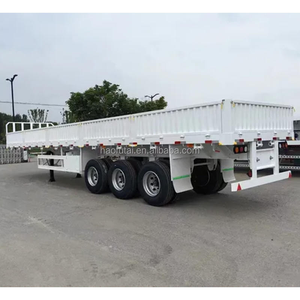 Semirremolque de Carga de 3 Ejes <span class=keywords><strong>y</strong></span> 60T a Precio Económico con Deflector Frontal para Transporte de Mercancías a Granel <span class=keywords><strong>y</strong></span> Minerales - Product Image 6