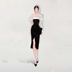 Abiti Estivi <span class=keywords><strong>Eleganti</strong></span> Personalizzabili all'Ingrosso, <span class=keywords><strong>Vestiti</strong></span> <span class=keywords><strong>Midi</strong></span> Casual <span class=keywords><strong>Eleganti</strong></span> da Donna, Produttore di Abbigliamento - Product Image 1