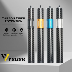 YEUEK <b>Pool</b> Cue Extender, Billiards Stick Extension with 3 Bumpers, Carbon Fiber Telescopic <b>Pool</b> Stick, Adjustable <b>Accessories</b> - Product Image 2