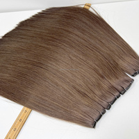 Cheveux humains chinois vierges Remy Slavic Micro Weft, super double tirés, fins et invisibles pour tissage Genius Weft, vente en gros