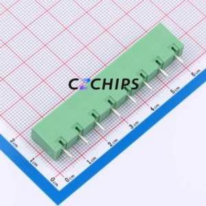 1766835 Plug-in Terminal Block Through hole Component (THT),P=7.62mm Connector 7.62mm Green Straight Pin 1 - Product Image 2