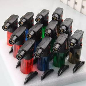 Wholesale Refillable Butane <strong>Torch</strong> <strong>Lighter</strong> Adjustable Jet <strong>Flame</strong> Mini Plastic Cigar <strong>Lighter</strong> for Smoke Shop - Product Image 4