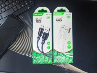 Kabel Pengisian Daya TPE Micro USB KAKUSIGA, Kabel Data Pengisian Cepat Pintar untuk Ponsel & Tablet