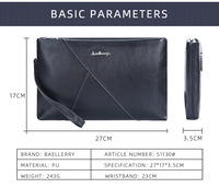 Dompet Clutch Pria Slim Panjang dengan Ritsleting Tahan Air, Motif Geometris Mewah, Bahan Poliester Buatan Tangan, Sempurna untuk Acara Malam dan Hadiah Ulang Tahun