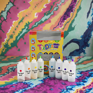 <span class=keywords><strong>Kit</strong></span> de cravate et de teinture vente chaude divers styles 5 couleurs <span class=keywords><strong>Kit</strong></span> de peinture de teinture de cravate pour la peinture sur tissu pour enfants - Product Image 4
