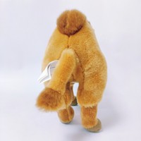 Jouets en peluche mignons et doux pour animaux de compagnie, simulation personnalisée en gros, chameau en peluche brun