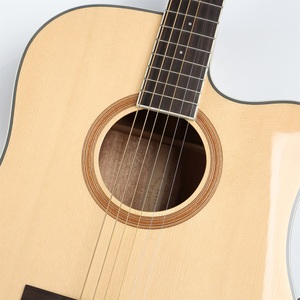 东方樱桃木 W-610S-<span class=keywords><strong>41</strong></span> 高品质实心面板原声吉他 <span class=keywords><strong>41</strong></span> 英寸桃花心木琴颈 红木指板 高端吉他 - Product Image 2