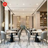 Ensemble de meubles en bois massif de haute qualité, style moderne et luxueux, pour restaurants, cafés, hôtels, commerces, résistant à l'eau et durable