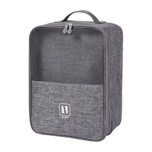 Respetuoso del medio ambiente de la zapatilla de deporte bolsa portátil impermeable a prueba de polvo de malla de ahorro de espacio de almacenamiento de titular de colgando organizador de zapatos - Product Image 3