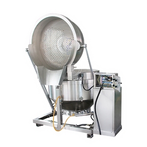 Hai lớp công nghiệp lớn Điện/hơi nước thịt nấu ăn nồi Áo khoác ấm đun nước với nghiêng giỏ - Product Image 1