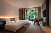 Ensembles de meubles en bois massif de luxe modernes sur mesure projet de meubles de chambre à coucher d'hôtel en bois 5 étoiles pour appartement et hôtel
