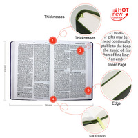 Sainte Bible en cuir PU souple avec logo personnalisé La Louis, bord doré et motif estampé à chaud – Collection Factory Creative Green