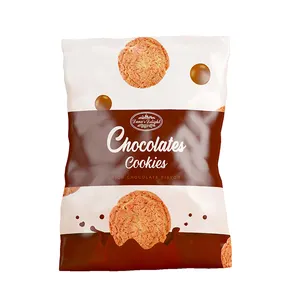 Produsen Oatmeal Chocolate Chip Bebas Gluten Coklat-Gula Sehat Butter Cookies Biscotti Biscuit