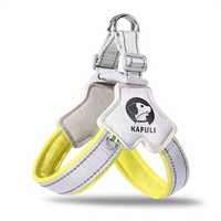 Tali Pengikat Anjing untuk Jalan-jalan, Harness Hewan Peliharaan Ramah Tangan, Desain Anti Lepas, Reflektif, Bernapas, Model Kfl230810, Tipe Penutupan: Tidak Ada