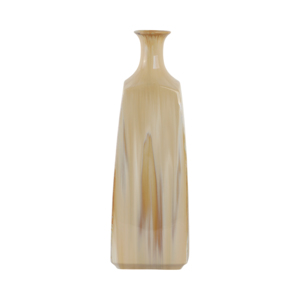 Vaso Decorativo in Ceramica Smaltata Bicolore, Vaso Scultoreo per Fiori, per Soggiorno, Cucina, Camera da Letto, Arredamento Casa - Product Image 1
