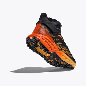 Outdoor Mountain Trail Running Shoes Breathable Knit Mesh <b>Black</b> Red Optional Anti Slip Wear Resistant Hiking Athletic Footwear - Product Image 5