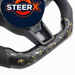 Volante in Fibra di Carbonio e Pelle per Porsche 997 911 991 987 996 986 718 Cayman Boxster Carrera Macan Taycan Panamera - Product Image 4