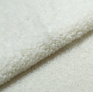 Tissu polaire GRS certifié, 100 % polyester, doux, bouclé, tissé, double face, épais, coupe-vent, pour canapé et filles - Vente chaude - Product Image 3