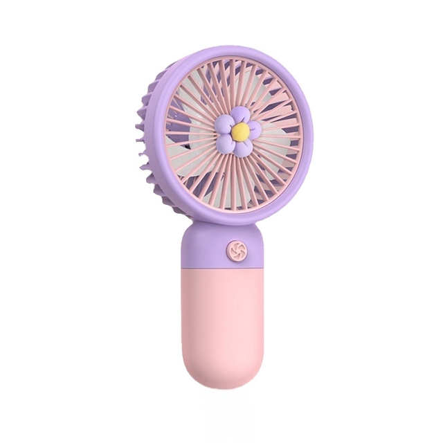 Clearance Rechargeable Bladeless Touch Control Summer Handheld Fan with Battery Plastic Mini Portable USB
