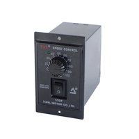 Moteur à induction micro CA monophasé 220V 25W 10mm 50Hz/60Hz à vitesse variable avec arbre à engrenages et montage à bride en alliage d'aluminium