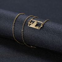 Collier pendentif en acier inoxydable Myshape Bus Camion Mine Hydrant de Pompier, Chaîne de collier pour femmes et hommes, Cadeau, Mode, Vente en gros