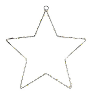 Scandinavian nhà trang trí chiếu sáng qua biên giới sắt năm cánh sao cho Giáng sinh đám cưới bố trí phòng ngủ - Product Image 5