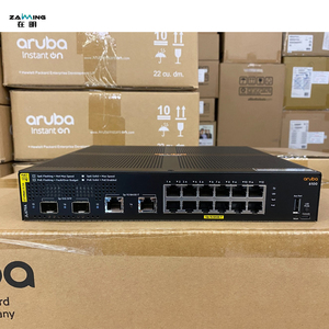 Commutateur PoE Gigabit Aruba <span class=keywords><strong>CX</strong></span> <span class=keywords><strong>6100</strong></span> 12 ports Classe 4 avec 2 uplinks SFP+ 139W de puissance totale, Commutateur PoE d'entreprise JL679A - Product Image 2