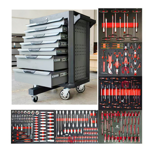 Caja de Herramientas Mecánica con 12 Cajones, Gabinete con Ruedas y Capacidad de Carga de 200 kg, Juego de Herramientas con Riel Deslizante de Triple Rodamiento y Cerradura - Product Image 3