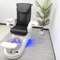 Fauteuil de luxe pour salon de pédicure Vente en gros Mobilier de salon unique Massage spa des pieds Fauteuil de manucure et pédicure pour centre de soin des ongles