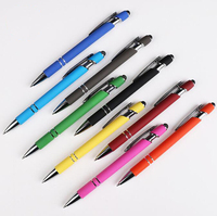 Écran tactile NM-62 pour stylo bille multifonction 2-en-1 en métal avec logo personnalisé promotionnel, action de clic 0,7 mm