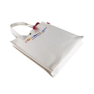 Bolsa de Hombro de Lona de Algodón Personalizada con Dibujos Animados, Estampado Multicolor Serigrafiado/Transferido por Calor con el Nombre de la Ciudad 'I Love California', para Souvenir - Product Image 5