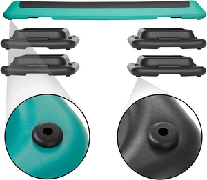 Bục Tập Thể Dục Thể Thao Aerobic Kích Thước Câu Lạc Bộ Sức Khỏe Với 4 Risers Có Thể Điều Chỉnh Kèm Theo Và Các Tùy Chọn Risers Thêm - Product Image 6