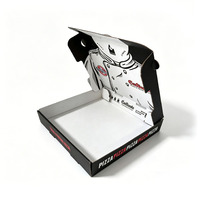 Boîte à pizza en carton ondulé de qualité alimentaire, impression personnalisée, motif couleur personnalisable, emballage alimentaire à emporter
