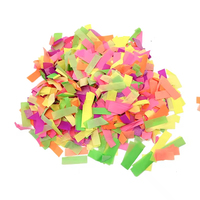 Papier confettis ignifuge ignifuge pour les effets de scène de club de mariage de fête Utilisation de la machine à canon-Biodégradable et sûr