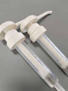 Bomba de loción PP grande blanca personalizada de fábrica de <span class=keywords><strong>10CC</strong></span> 20CC 30CC para botella de champú de plástico - Product Image 4