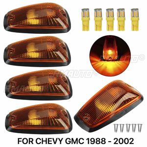 Lot de 5 feux de gabarit de toit de cabine de voiture T10 10 SMD, ampoules ambre, pour Chevrolet GMC 1988-2002 - Product Image 1