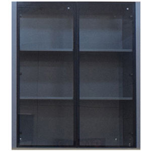 Armoire de <span class=keywords><strong>cuisine</strong></span> haute de luxe avec portes d'entrée élégantes en verre - Product Image 3