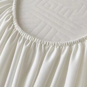 Protège-<span class=keywords><strong>matelas</strong></span> imperméable en viscose, motif 3D silencieux, taille complète - Product Image 4