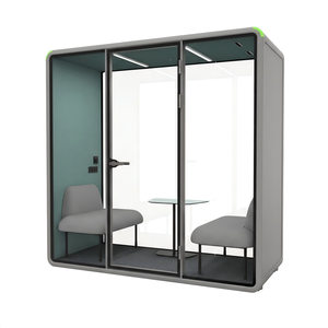Cabine <span class=keywords><strong>de</strong></span> bureau insonorisée modulaire pour jardin extérieur, cabine <span class=keywords><strong>de</strong></span> réunion acoustique, boîte silencieuse - Product Image 3