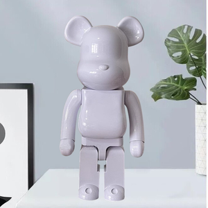 Venta al por mayor de fábrica: Figura de moda Bearbrick 400% de material ABS, estilo baloncesto <span class=keywords><strong>Chicago</strong></span> <span class=keywords><strong>23</strong></span>, en caja de plástico a color. - Product Image 4